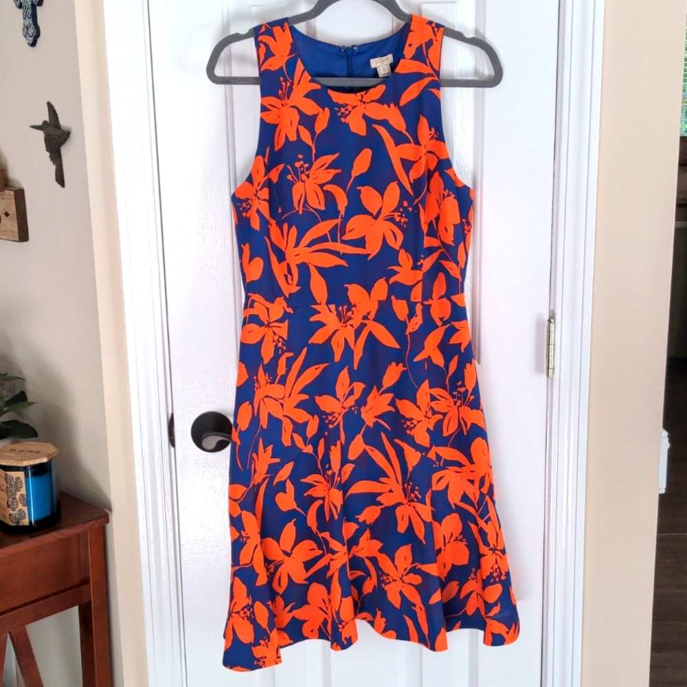 J Crew Printed Dress